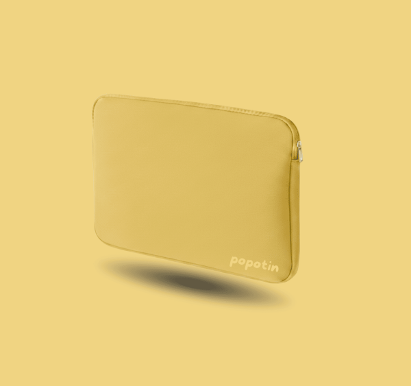 Housse d'ordinateur jaune blé Jaune blé